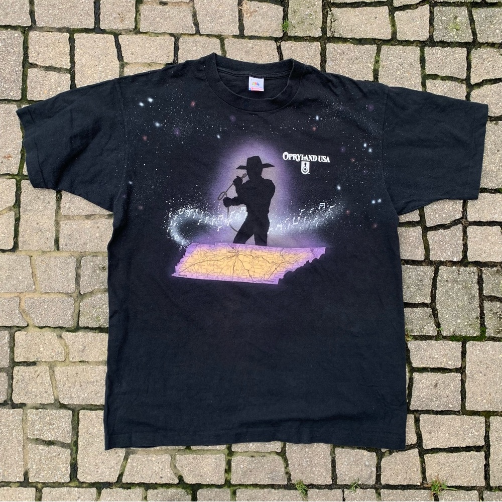 Rare Vintage Opryland USA All Over Print T-Shirt